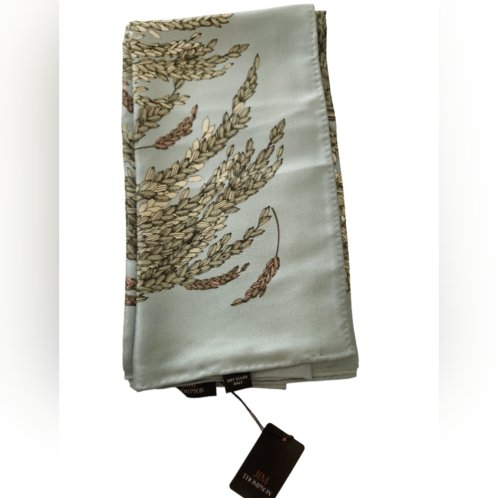 Jim Thompson Rice Silk Twill Scarf
